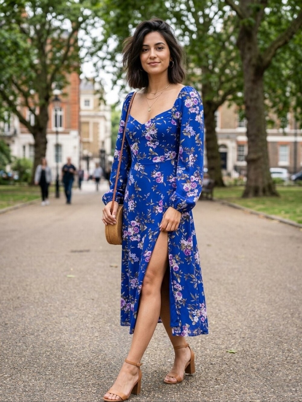 Forever21 With Purpose Romantic Floral Dress
